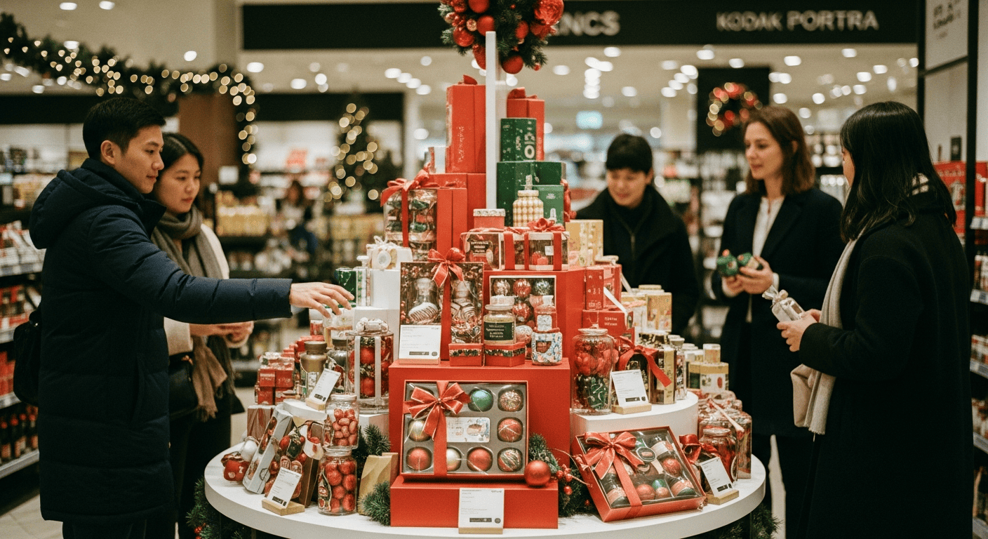 Votre tte de gondole pour Nol en magasin