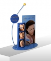 Prsentoir de vitrine pour prothses auditives