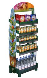 Présentoir stockeur de produits