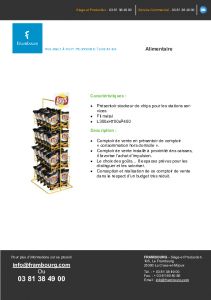 Prsentoir stockeur de chips Lays