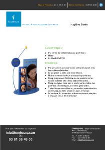 Pr�sentoir de comptoir Starkey