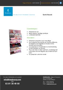 Pr�sentoir PLV pour BodyMinute