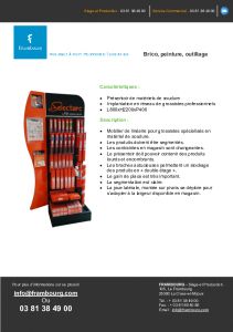 PLV FSH pour magasins de bricolage