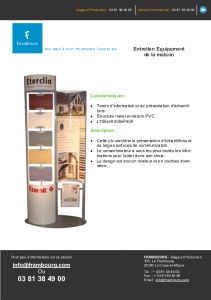 Totem d�information Eternit
