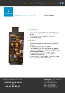Plaquette PLV chocolat