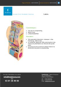 Prsentoir pour Scrapbooking Panodia