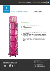 Pr�sentoir de sol filaire Barbie