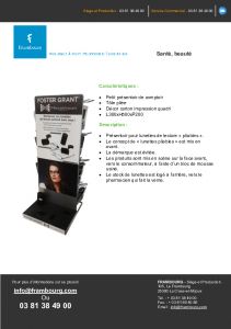 Plaquette lunettes pliables Unilens
