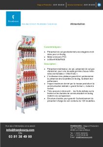 Documentation PLV pour boissons