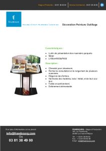 Prsentoir de dmonstration GSB