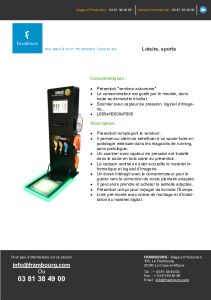 Pr�sentoir de sol - PLV interactive