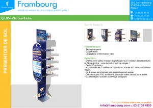 Pr�sentoir promotionnel : Gsk Glaxosmithkline