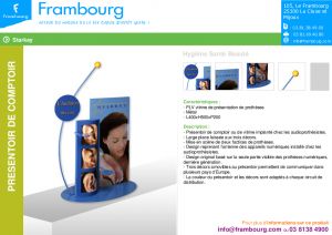 Prsentoir de Comptoir Vitrine Starkey