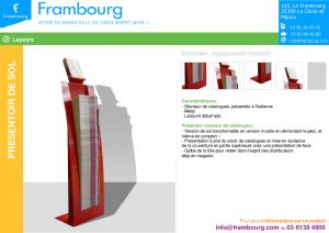 Stocker de Catalogues - Stockeur Transformable