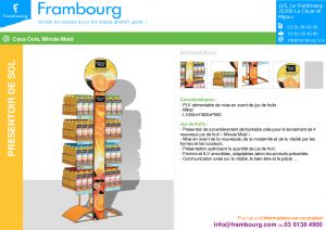 Prsentoir de Sol Dmontable - PLV