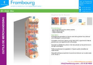 Joue de Gondole LOral - Amnagement PLV