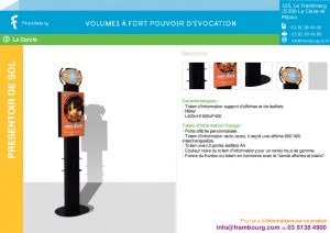 Totem Porte Affiche - CJS PLV