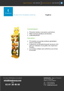 Linaire Baysun stockeur de produits
