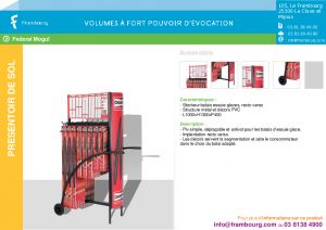 Pr�sentoir balai essuie glace