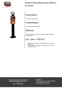 Totem d'information Le Cercle