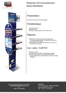 prsentoir pour sevrage tabagique