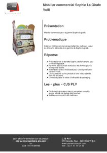 Mobilier Sophie la girafe