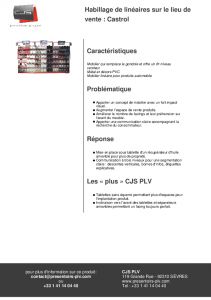 Habillage de linaire Castrol