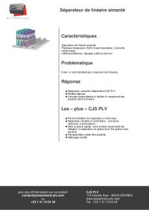 Sparateur de linaire aimant
