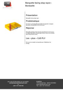 Barquette facing stop rayon - Bonduelle