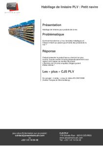 Petit Navire Habillage de linaires