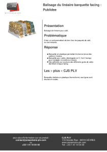 Merchandising balisage caf