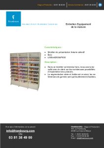 Stockeur de produits en bois