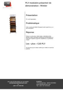Plv quipement de la maison