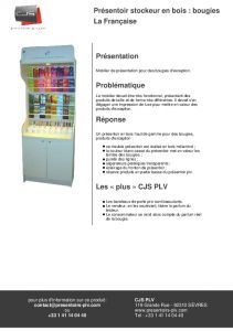 Prsentation bougies La Franaise