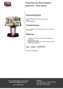 Lutrin de pr�sentation AKZO NOBEL