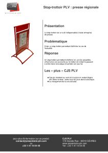 Stop trottoir Libration