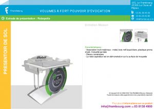 PLV de Prsentation : iRobotRoomba de Robopolis