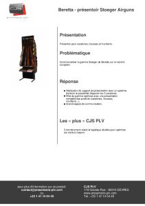 Pr�sentoir Beretta Stoeger Airguns