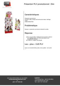 DIM Prsentoir promotionnel