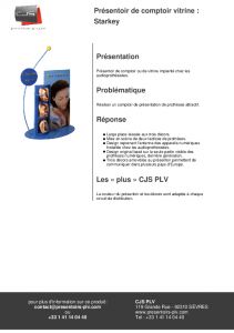 Prothses STARKEY prsentoir de vitrine