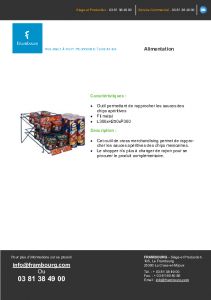 Solution de cross merchandising