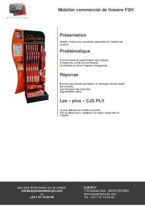 Mobilier commercial FSH