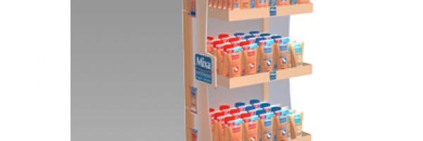 Pr�sentoir Cr�mes Solaires Mixa