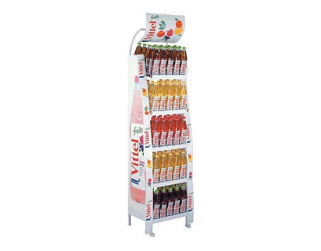 Prsentoir de sol gravitationnel : Nestl waters, Vittel