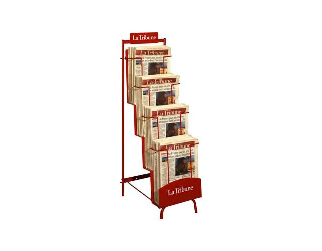 Chaise multi journaux pour kiosques : La Tribune