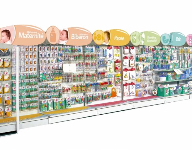 Habillage de linaire pour produits bb