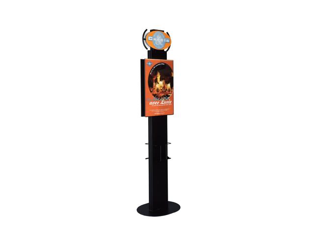 Totem d\'information porte affiches : Le cercle