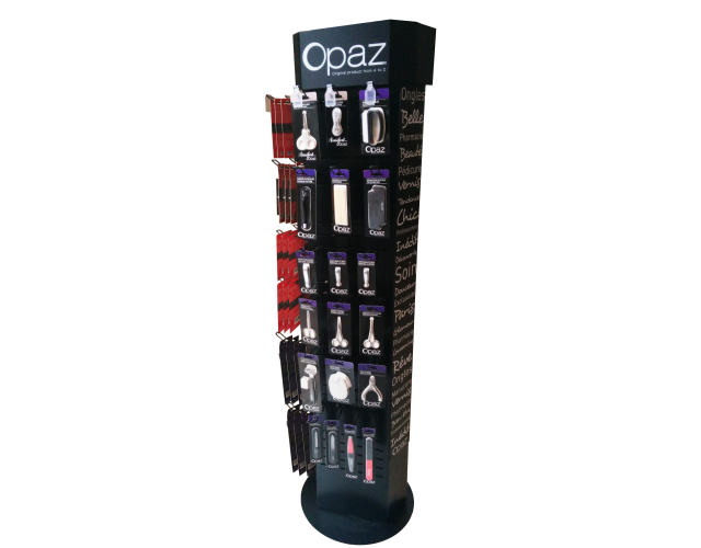 Prsentoir PLV promotionnel : Opaz