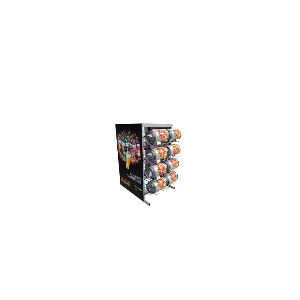 Meuble prsentoir stockeur pour fts de bire