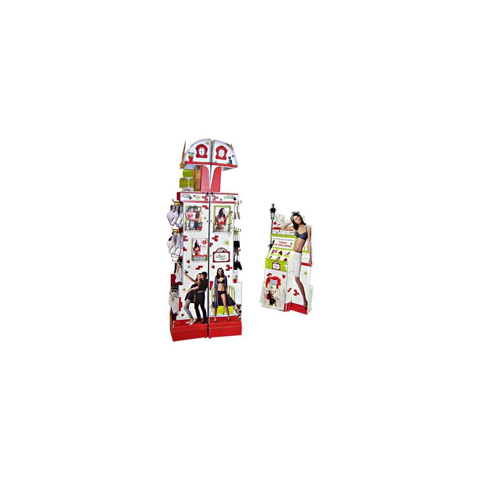 Prsentoir promotionnel pour collants et lingerie Dim